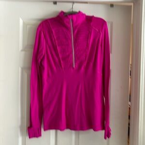 Lululemon size 12. Sassy Pink Fleece Pullover
